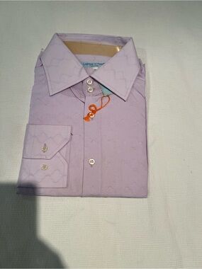 100% cotton
Light Lavender Men's Dress Shirt - Unbranded
